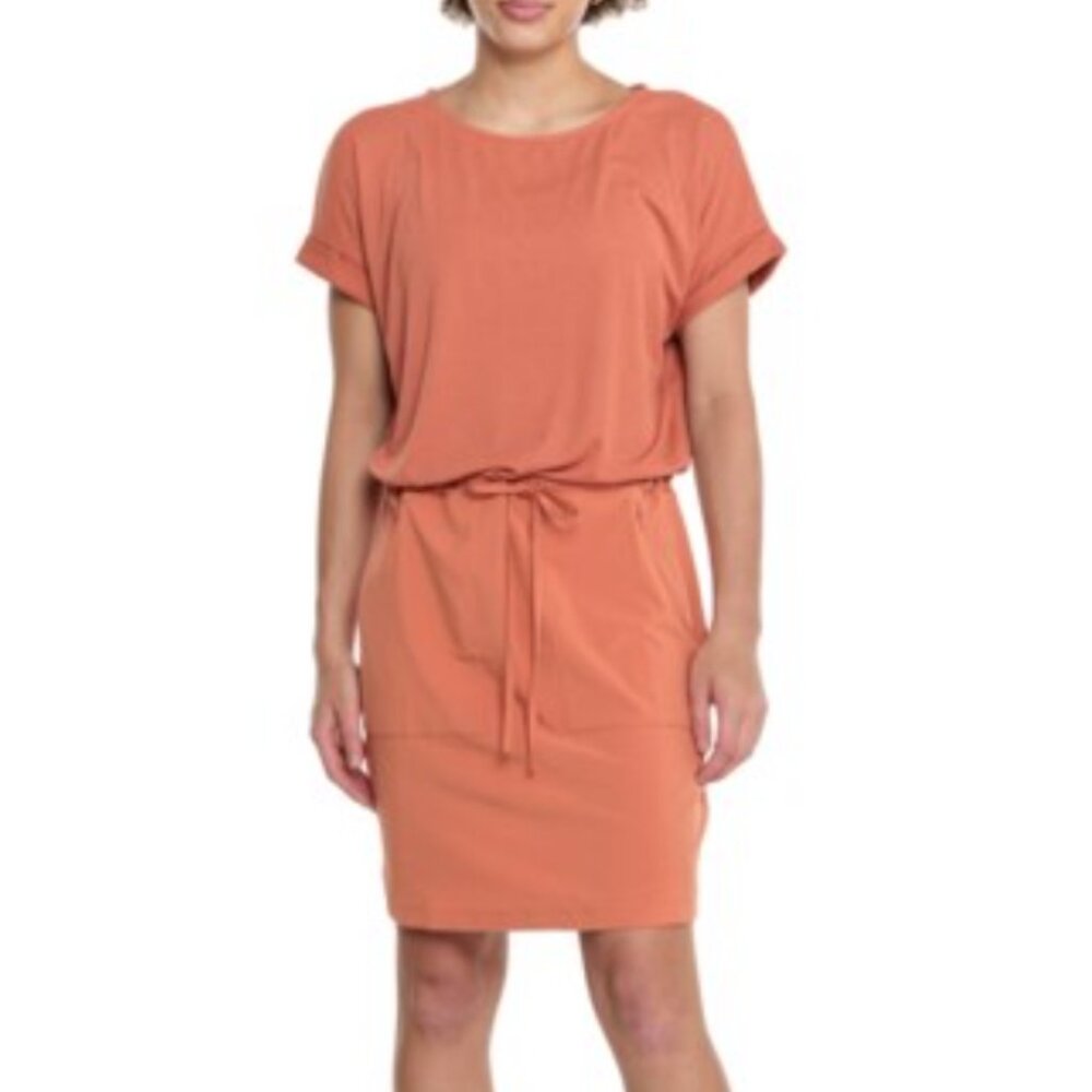 Royal Robbins dress, summer dress- Short Sleeve dress, size L